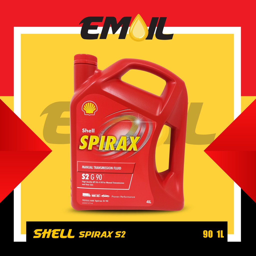 OLI SHELL SPIRAX S2 G 90 GALON 4 liter