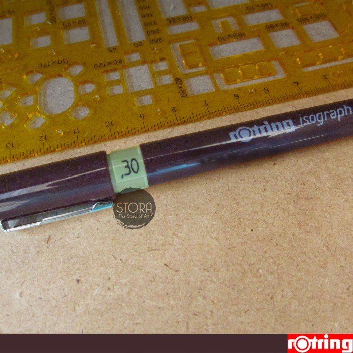

(TERLARIS) ROTRING Rapido Isograph Original 0.3