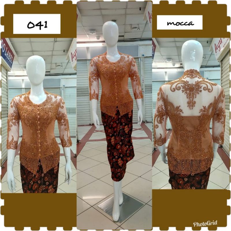 Atasan kebaya payet lengan 7/8 //fashion muslim/kebaya payet terbaru