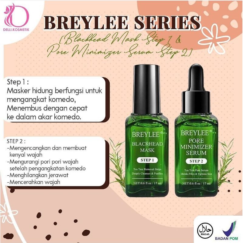 Jual Serum Breylee Step Pore Refining Serum Memperkecil Pori Pori Wajah Shopee Indonesia