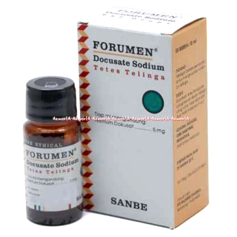 Forumen Docusate Sodium Ear Drops 10ml Obat Tetes Telinga Untuk Telinga Gatal Nyeri Sakit Forum Men