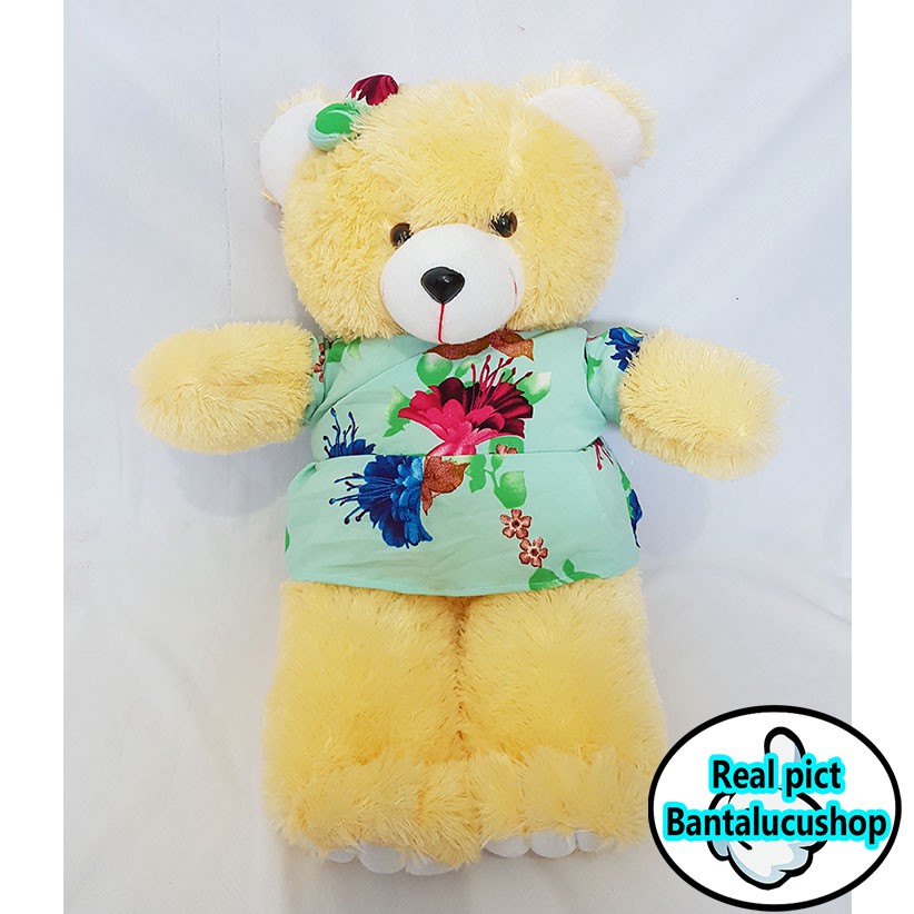 Boneka teddy bear baju