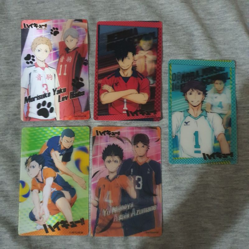 Lenticular Card Haikyuu Official Merch