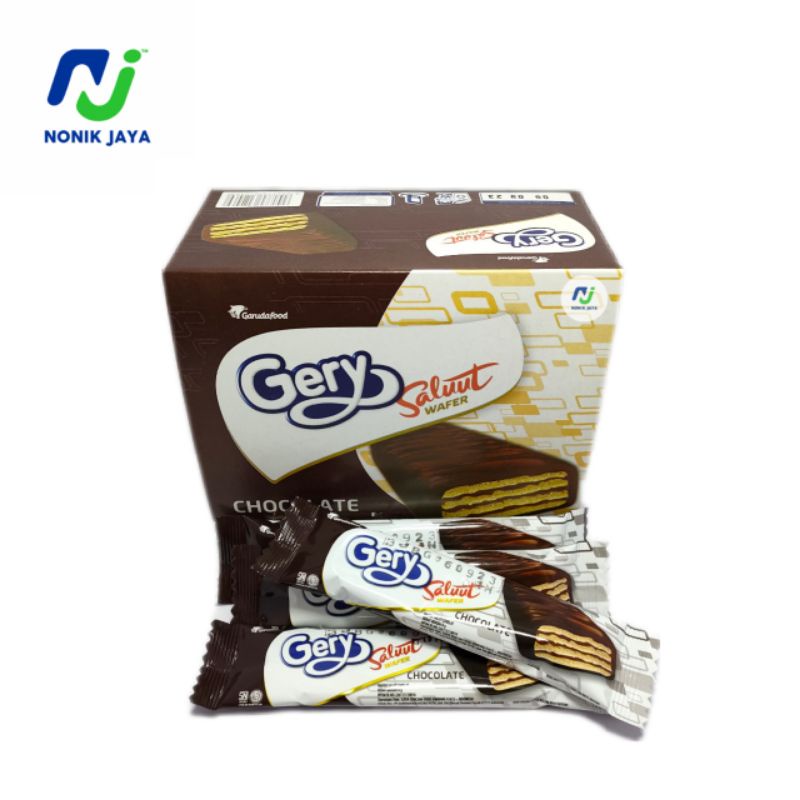 Gery Saluut Wafer Chocolate isi 24 pcs