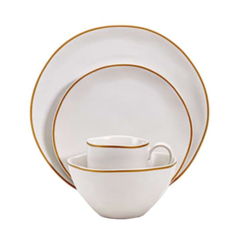 Appetite Set 16 Pcs Dyland Perlengkapan Makan - Putih
