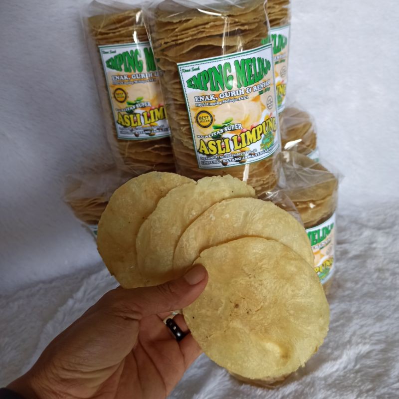 

EMPING MELINJO JUMBO MENTAH 1/2KG RASA ORIGINAL ASLI PRODUKSI LIMPUNG BATANG