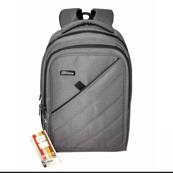 Carboni tas ransel pria dan wanita tas laptop pria tas fashion pria original AA00050 - grey