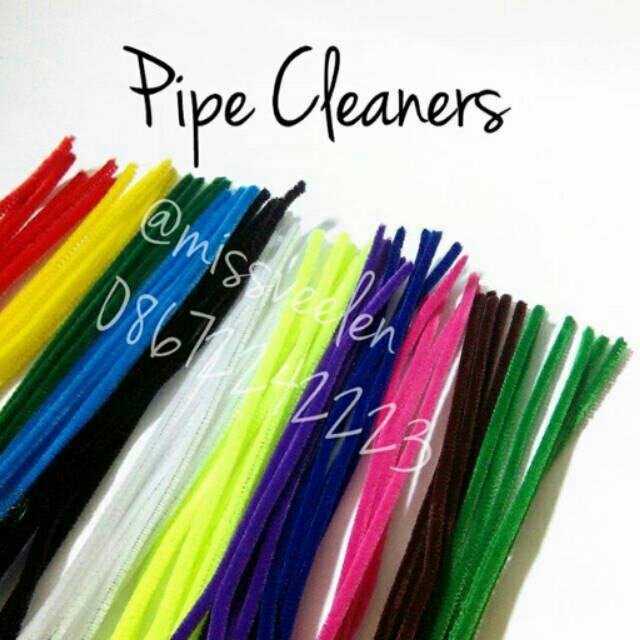 Pipe Cleaners 30 pcs atau 10 pcs kawat bulu Shopee 