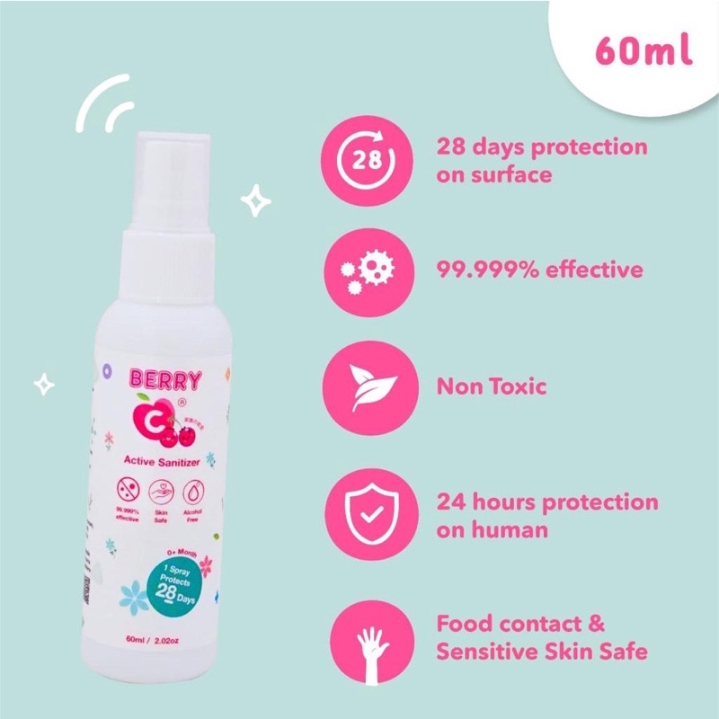 BerryC Berry C Active Sanitizer Spray 60 ml / 100ml
