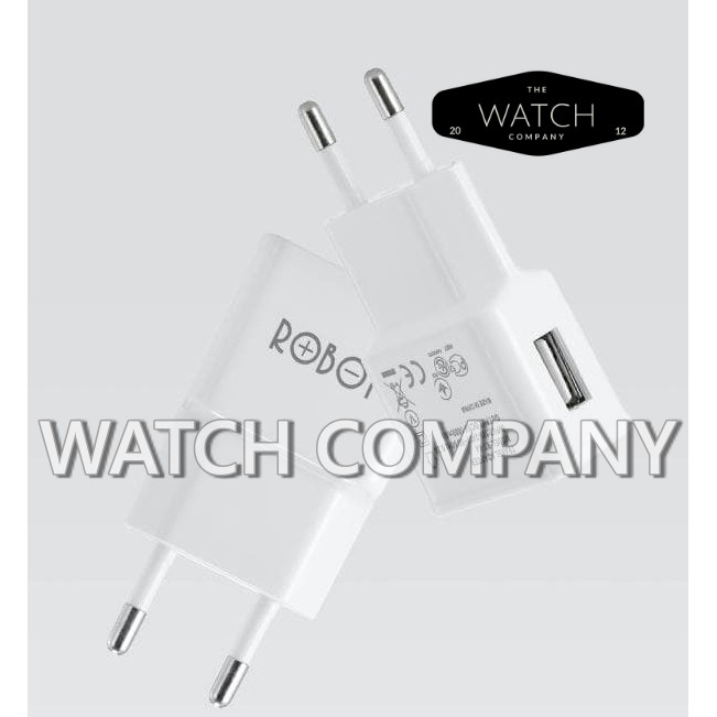 Adaptor ROBOT RT-K4 1A 5V Kepala Charger Smartwatch For Apple Watch T500 iWatch IWO