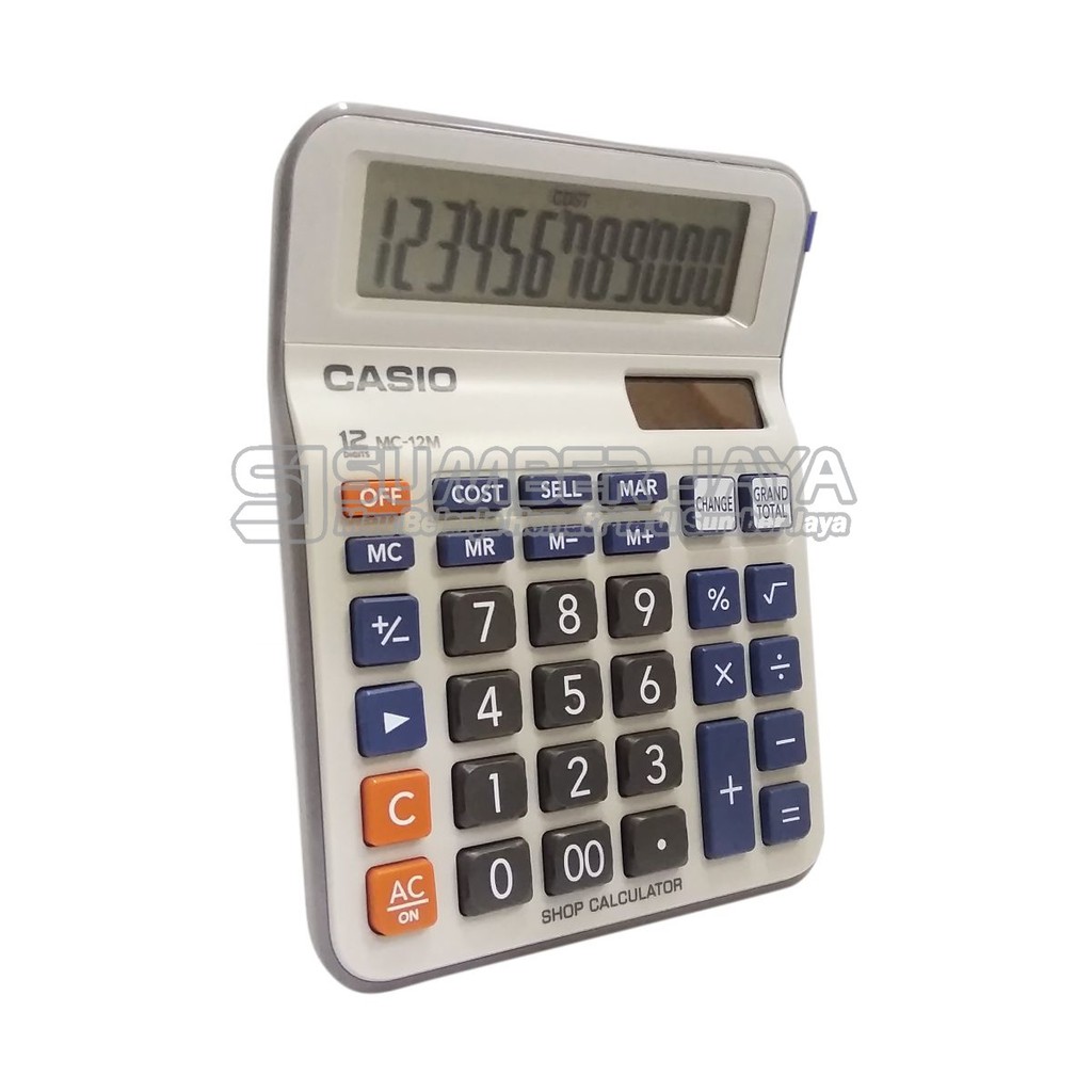 

Calculator CASIO MC-12M Dekstop Kalkulator Orginal MC 12M