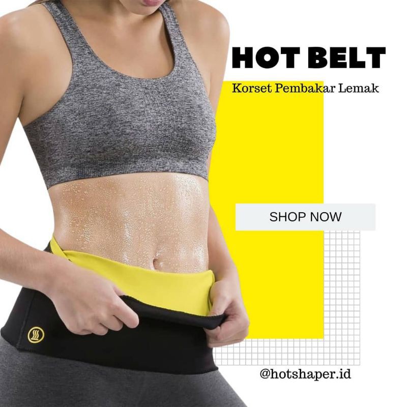 PELANGSING PERUT HOT SHAPERS BELT SLIM WAIST KORSET PENGECIL PERUT BUNCIT KORSET PERUT PRIA WANITA