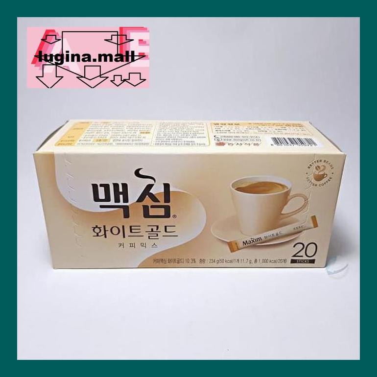 

Koptlu50G Maxim White Gold Coffee Mix Korea Isi 20 Sachet Kopi Korea Rasa Enak Lud5Sc