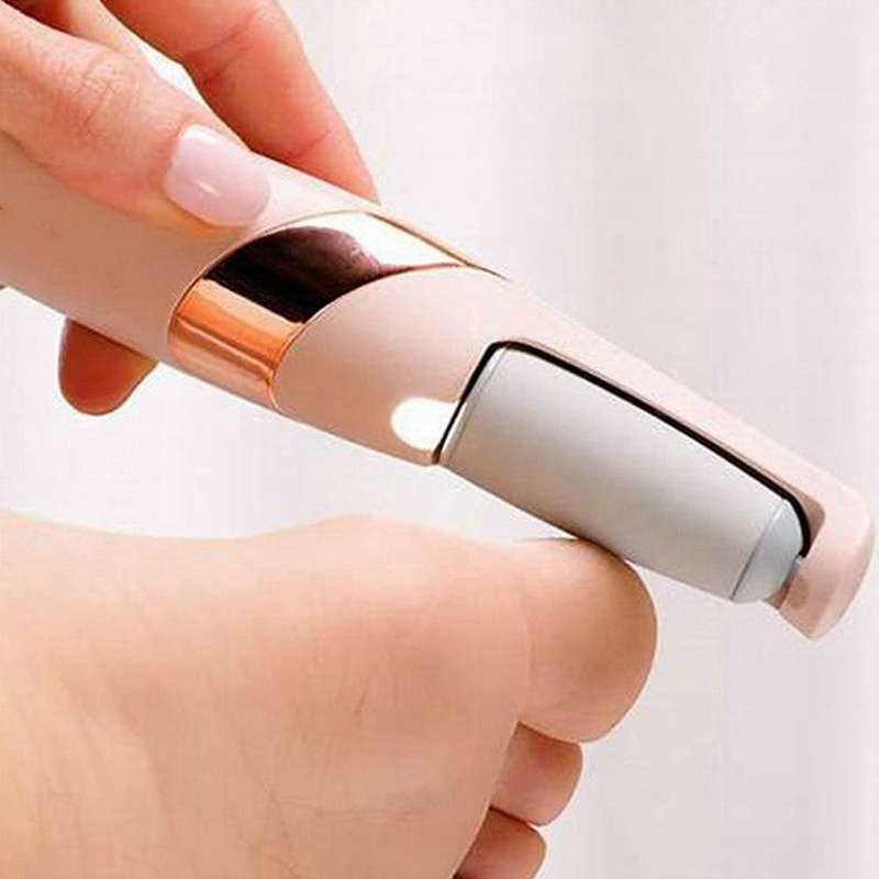 Electric Foot Callus Remover, USB Rechargeable Foot File Callus Remover with LED Light Electronic Tool File