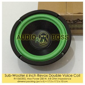 Subwoofer 6 inch Revox Double Voice Coil   Subwoofer Revox 6 inch Double Voice Coil