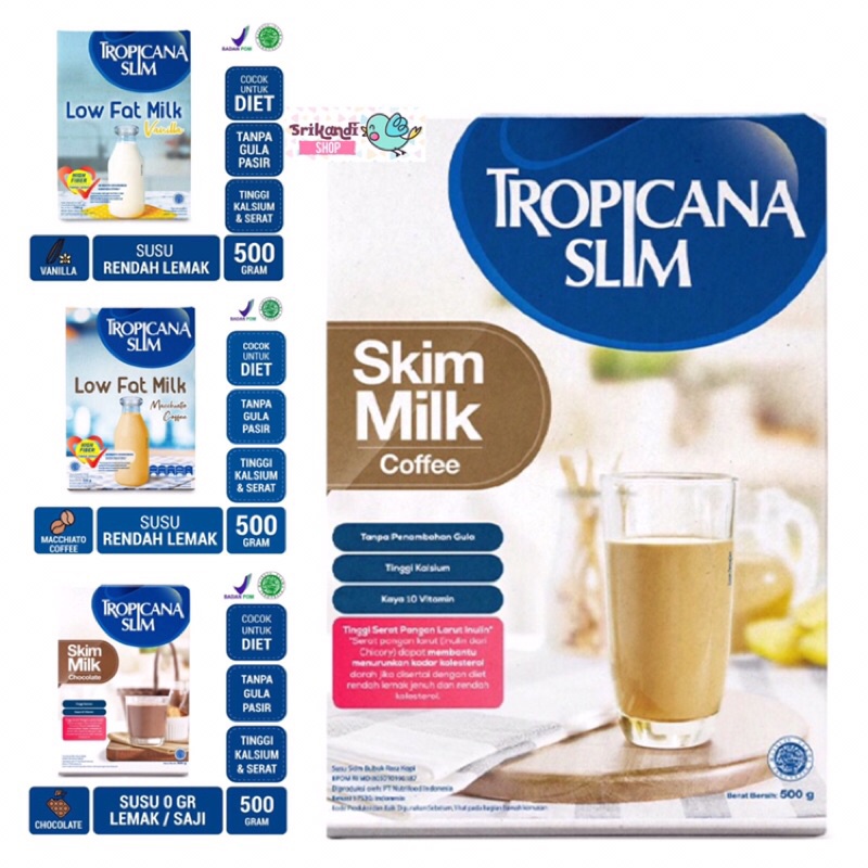 

TROPICANA SLIM SUSU LOW FAT SKIM GOLDENMIL MILK 500 1000 G 1kg 1 kg [PT5]