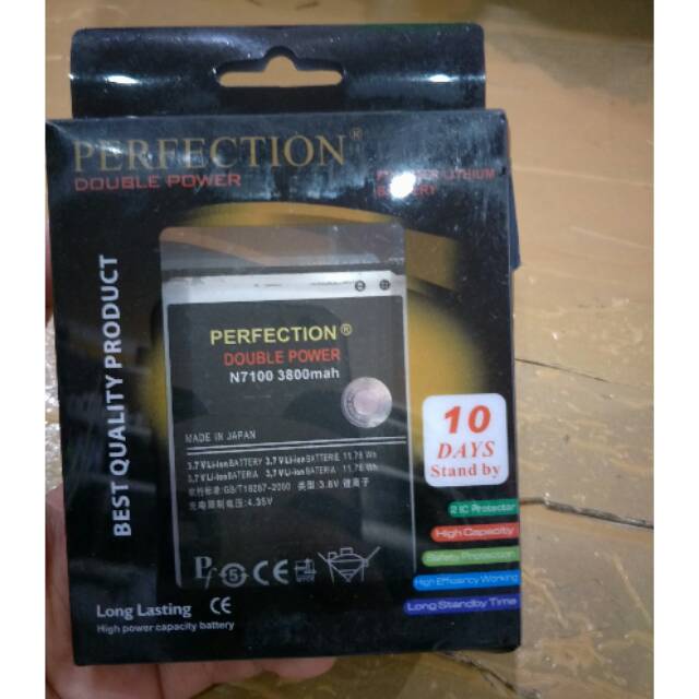 Baterai samsung n7100 perfection double power double power