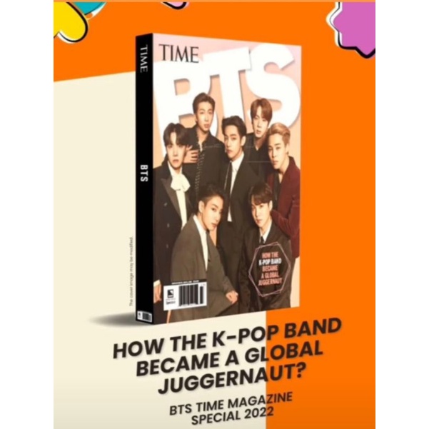 OFFICIAL BTS TIME MAGAZINE SPECIAL EDITION 2022 YEAR MAJALAH
