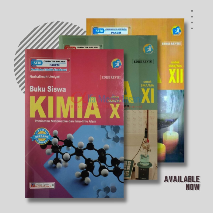 Buku Peminatan Siswa Kimia Kelas 10, 11, 12 Mediatama