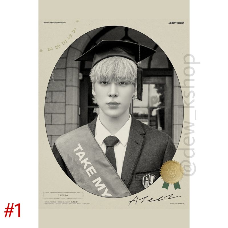 POSTER ATEEZ (YUNHO) - ZERO : FEVER EPILOGUE (Turbulence)