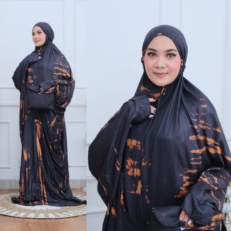 Mukena Terusan Jumbo Rayon