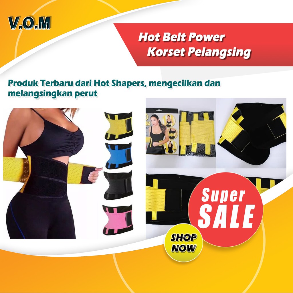 VOM Hot Belt Power / Hot Shapers / Korset Pelangsing - 0449