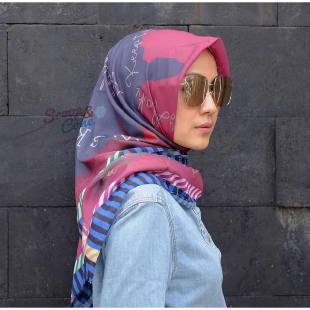 Scoop and Cone scarf