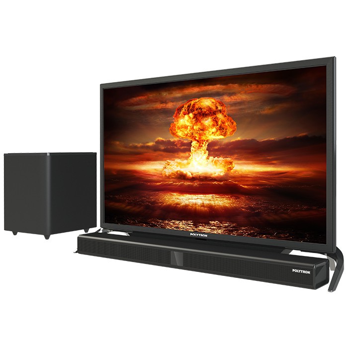 LED TV POLYTRON 50 INCH CINEMAXX SOUNDBAR PLD-50B870 - (KHUSUS MEDAN)