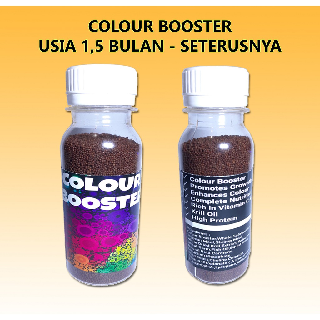 PAKAN IKAN COLOUR BOOSTER - CUPANG GUPPY DLL