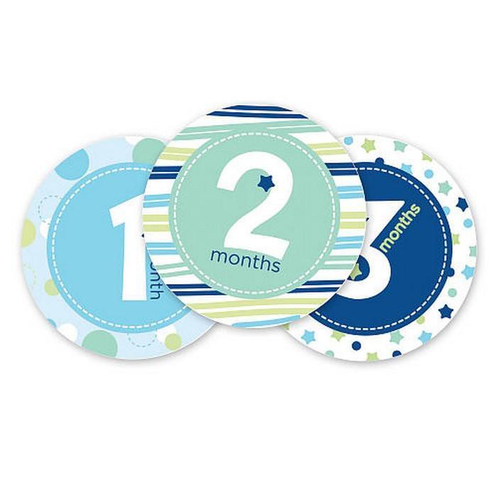 Pearhead Baby Milestone Stickers Boy