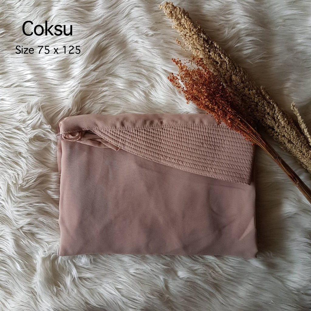Hijab Jilbab Khimar Raudah Kancing-COKSU