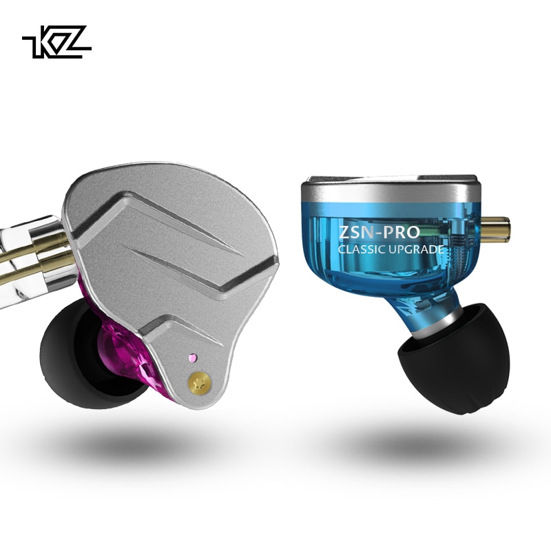 KZ Zsn Pro 1ba + 1dd in ear Hybrid Sport HiFi Earphones Zsn upgrade PK Zs10 as12 as16