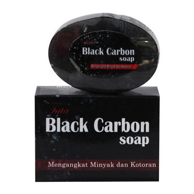 Sabun Batang Cuci Wajah/Muka Tata Black Carbon Soap 80gr