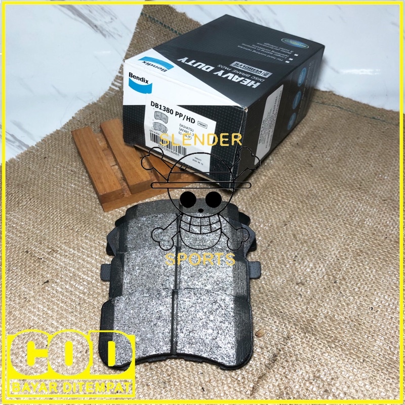 BRAKE PAD AGYA AYLA MATIC DB 1380 HD - KAMPAS REM DEPAN AGYA AYLA MATIC DB1380 HD