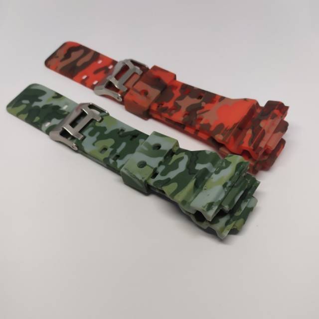 TALI JAM TANGAN MOTIF ARMY UNTUK CASIO DAN DIGITEC
