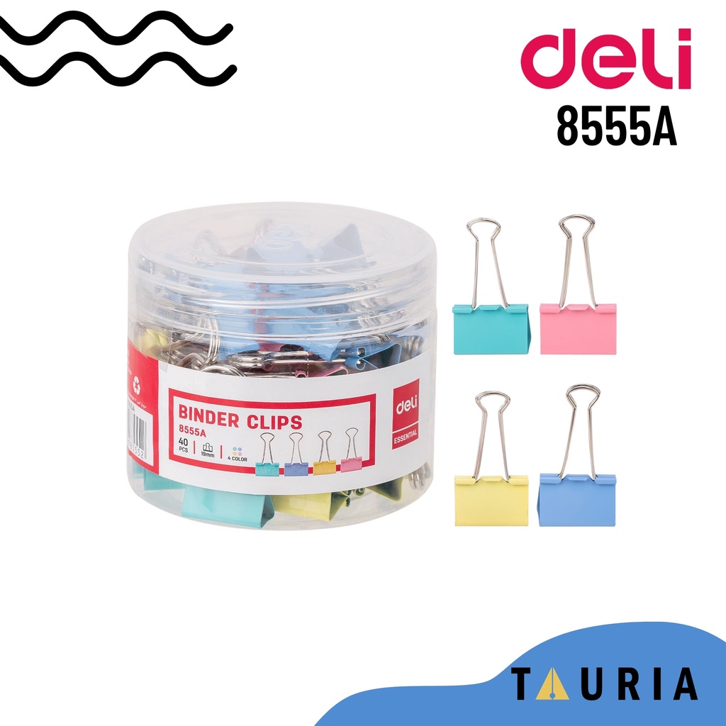 

DELI PENJEPIT KERTAS / BINDER CLIP WARNA E8555A