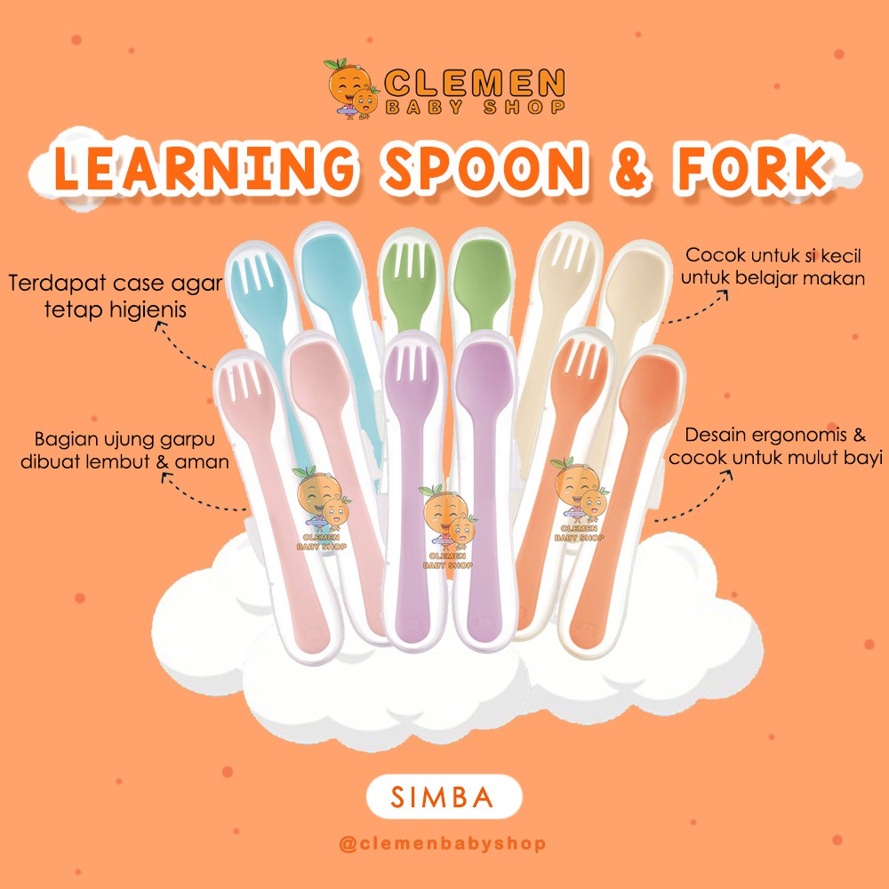 Simba Learning Spoon & Fork Set
