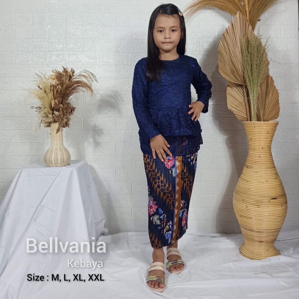 Permata Olshop / Kebaya Brukat Sanghai Anak Modern / Kebaya Anak Perempuan / Kebaya Modern / Kebaya Seragam