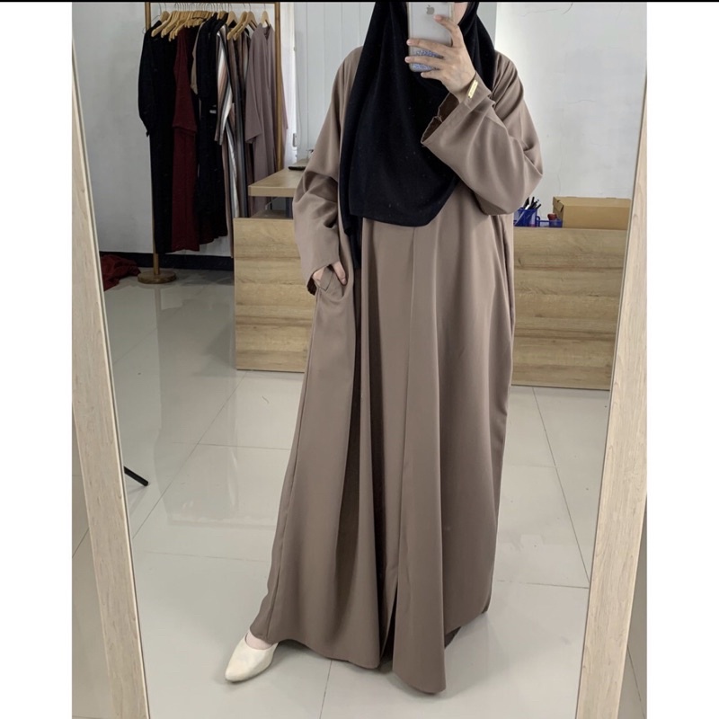 BEFAST - ZSO OOTD Wanita Gamis NAMI / ABAYA BASIC FARRASI / GAMIS Muslimah / Gamis Syar`i Jumbo / Gamis Polos Casual / Gamis Terlaris / Keluaran Terbaru 2022