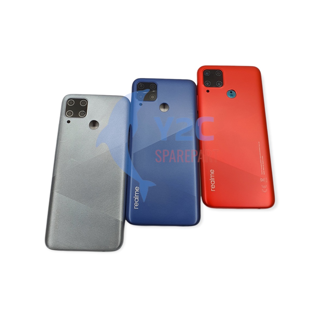 BACKDOOR REALME C15 / BACK COVER / TUTUP BELAKANG / BATERAI