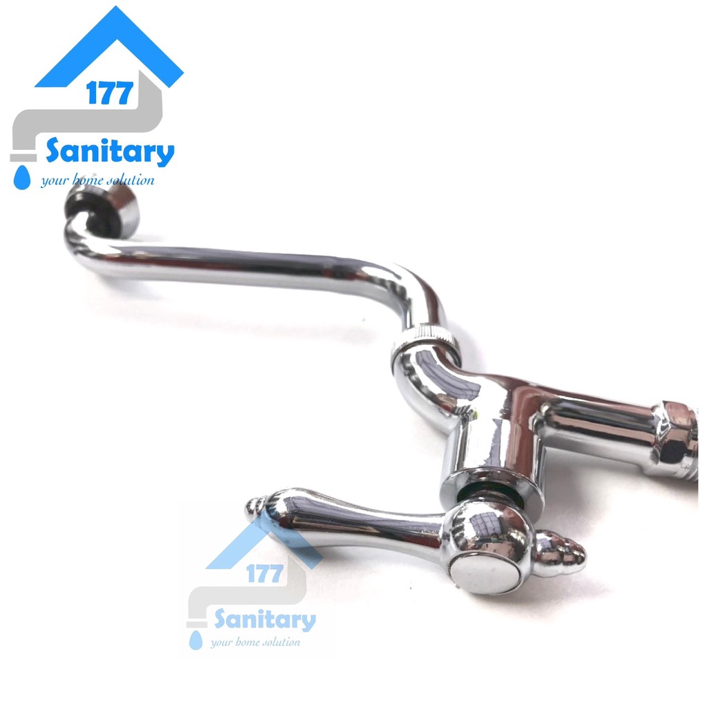 Kran bebek engkol minimalis  murah  F6- keran air sink 2in1 bak cuci piring dapur kitchen faucet wastafel kitchen dapur