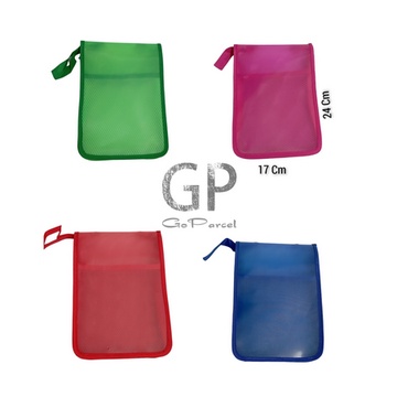 MAP ZIPPER / CARRY FILE / MAP SELETING UK A5/A6 KWARTO MERAH/ BIRU / HIJAU / PINK