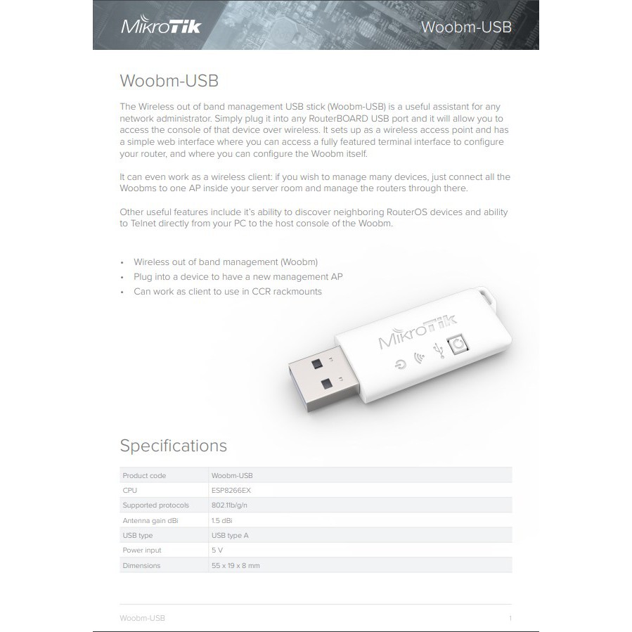 MikroTik Woobm USB Woobm-USB