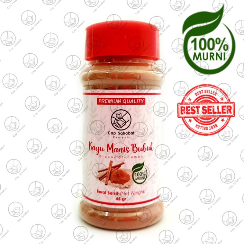 Cap Sahabat - Kayu Manis Bubuk Botol Premium /  Ground Cinnamon