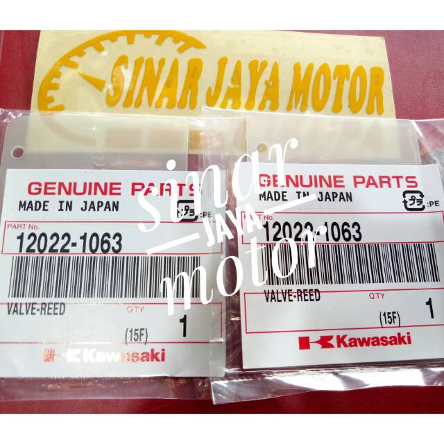 Lidah membran kawasaki ninja r  15f  asli original kx