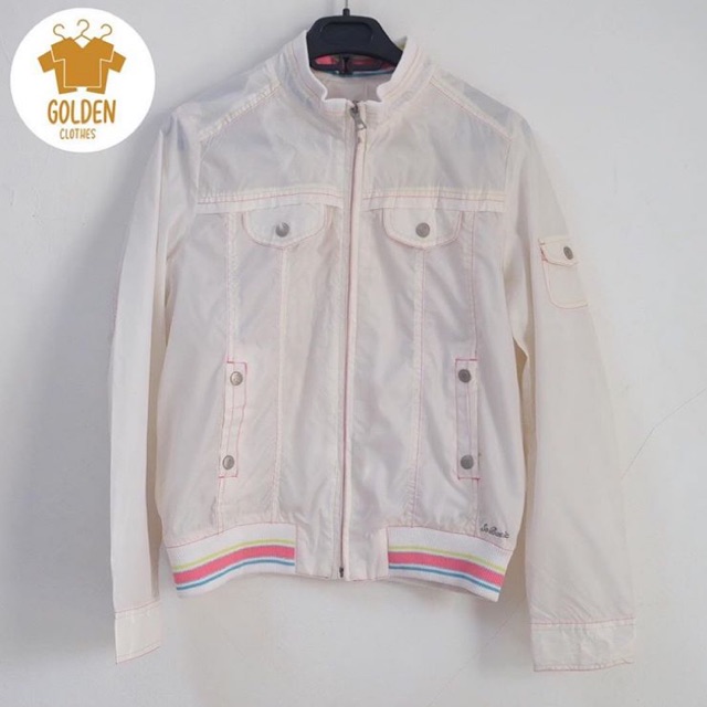 Jaket putih so basic