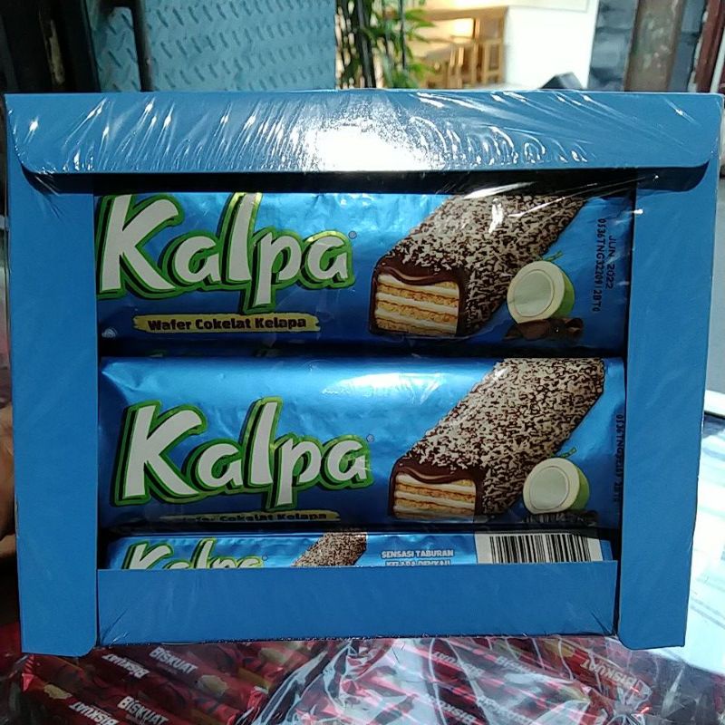 Kalpa wafer coklat kelapa 24gr isi 12 pcs