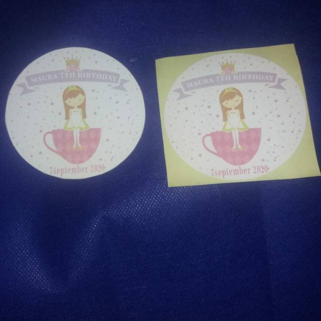 

Stiker ulang tahun / hiasan