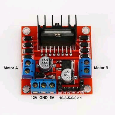 [HAEBOT] Motor Driver Module L298N 2 Channel Pengatur Kecepatan DC Motor Robot Arduino L298 Pengendali Stepper Dinamo