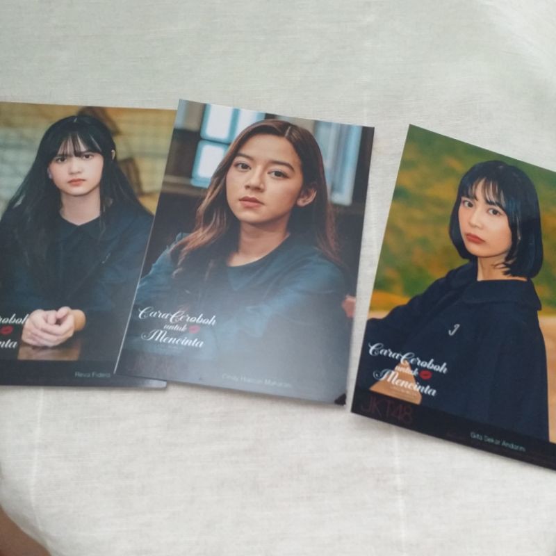 PP Photopack Cara Ceroboh Untuk Mencinta Darashinai Aishikata JKT48 Cindy Cinhap Gita Adel